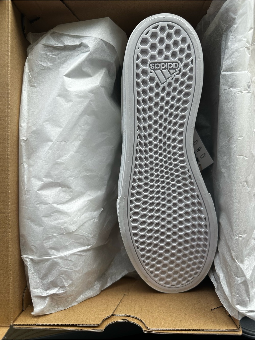 NEW White Adidas Platform Shoes - Women’s - Picture 2 of 5